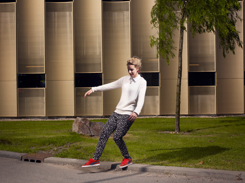 Fleur Kassels photographed by Jouk Oosterhof for School of Arts, Utrecht